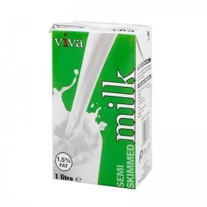 Image of Semi-Skimmed Longlife Milk 1 Litre (Pack of 12) A07466