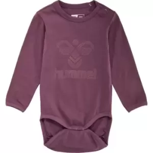 Image of Hummel FastWo Baby Bodysuit Long Sleeve - Purple