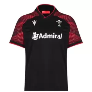 Image of Macron Wales Alternate Sevens Shirt 2020 2021 - Black