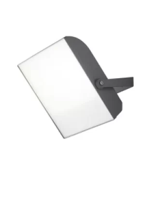 Image of ELIOS Outdoor LED Flood Light Silver, IP65 8000lm 4000K 28.2x22x6.8cm