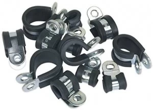 Image of Genuine SEALEY PCJASS P-Clip Rubber Lined Assortment 60pc