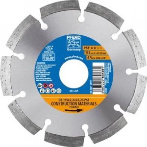 Image of Diamond cut-off wheel DS 115 x 2.2 x22.23 PSF PFERD 68011221 Diameter 115mm