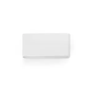 Image of Aday LED Outdoor Large Up Down Wall Light White IP54