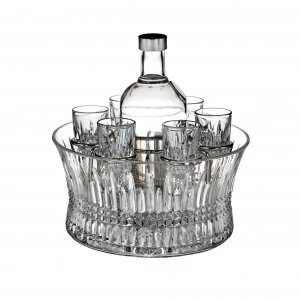 Image of Waterford Lismore Diamond Vodka Set in Chill Bowl
