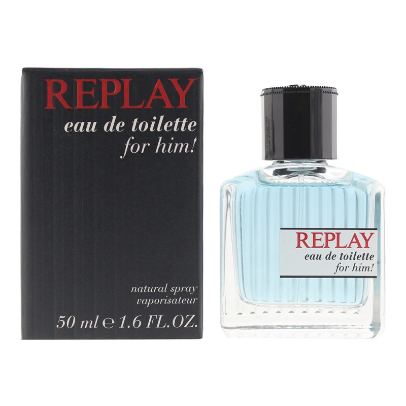 Image of Replay For Him Eau de Toilette 50ml