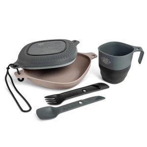 Image of UCO 6 Pce Mess Kit Venture - Dark Grey/Beige