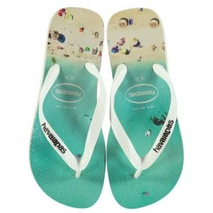 Image of Havaianas Hype Flip Flops - Blue1698