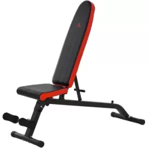 Image of Sit-Up Weight Bench Adjustable Backpad & Seat Foldable Exercise Machine - Homcom