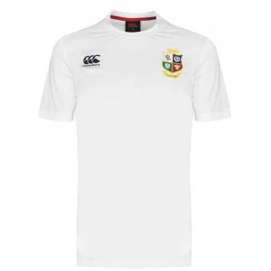 Image of Canterbury British and Irish Lions Jersey T Shirt Mens - Bright WHITE