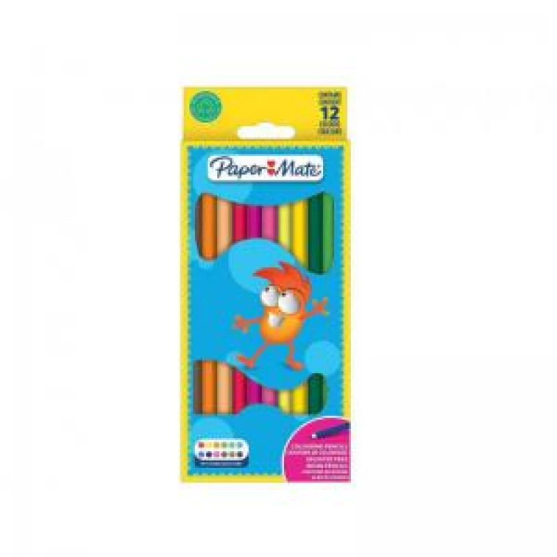 Image of Paper Mate Papermate Kids Colour Pencils 12 Pack