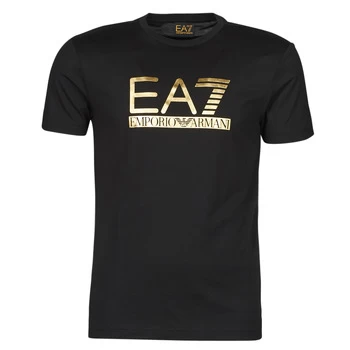 Image of Emporio Armani EA7 Lux Gold Label T-Shirt Black Size M Men
