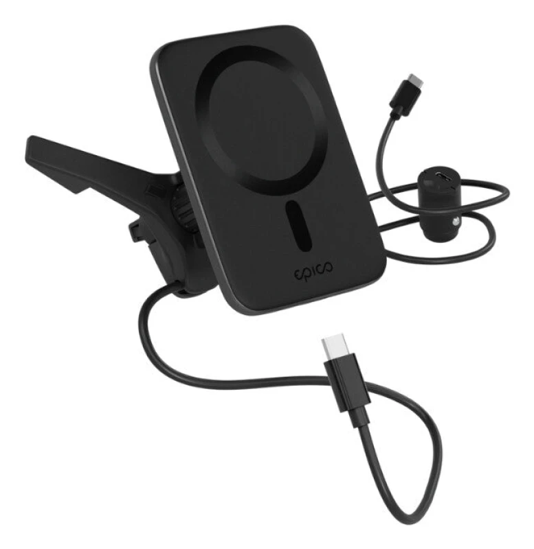 Image of Epico Epico 9915101300252 mobile device charger Smartphone Black USB Wireless charging Auto 9915101300252