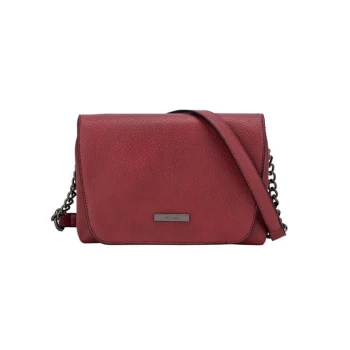 Image of Hampton Flapover Cross Body Bag - Red