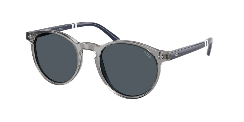 Image of Polo Ralph Lauren Man Polo Ralph Lauren PH4236 631887 Sunglasses Acetate Grey Grey Round Normal Grey Sunglasses Man Acetate