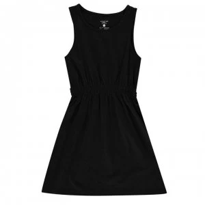 Image of Crafted Junior Girls Jersey Dress - Black Marl