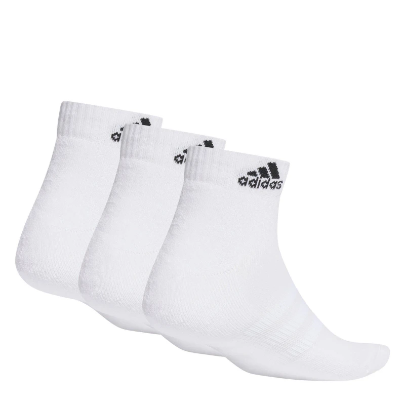 Image of adidas Cushioned Sportswear Ankle Socks 3 Pairs White male 11-12.5