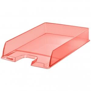 Image of Esselte ColourIce Letter Tray A4, Apricot - Outer carton of 10