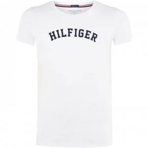 Image of Tommy Bodywear Logo print t-shirt - White