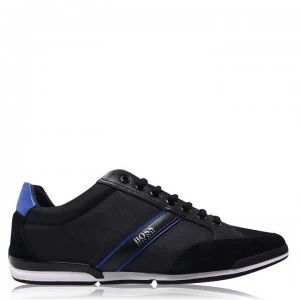 Image of Hugo Boss Saturn Low Top Trainers Black Size 8 Men