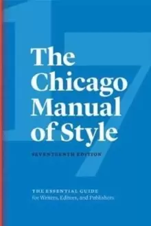 Image of The Chicago Manual of Style, 17th Edition