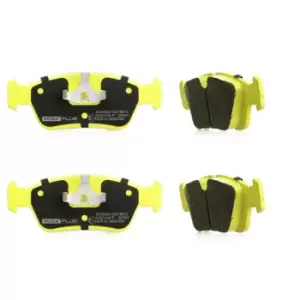Image of RIDEX PLUS Brake pad set prepared for wear indicator 402B0005P Brake pads,Brake pad set, disc brake BMW,WIESMANN,ALPINA,3 Limousine (E46)