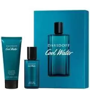 Image of Davidoff Cool Water Gift Set 125ml Eau De Toillete + 75ml Aftershave Balm + 75ml Shower Gel