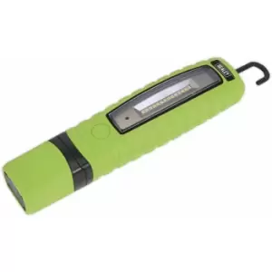 Image of Loops - 360° Swivel Inspection Light - 14 smd & 3W smd LED - Rechargeable - Green