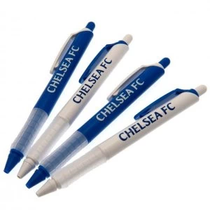 Image of Chelsea FC (Pack Of 4) Pen Set