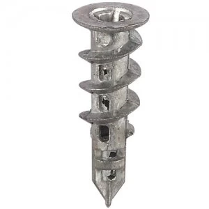 Image of Select Hardware Plasterboard Driva Metal Plug with Screws 10 Pack