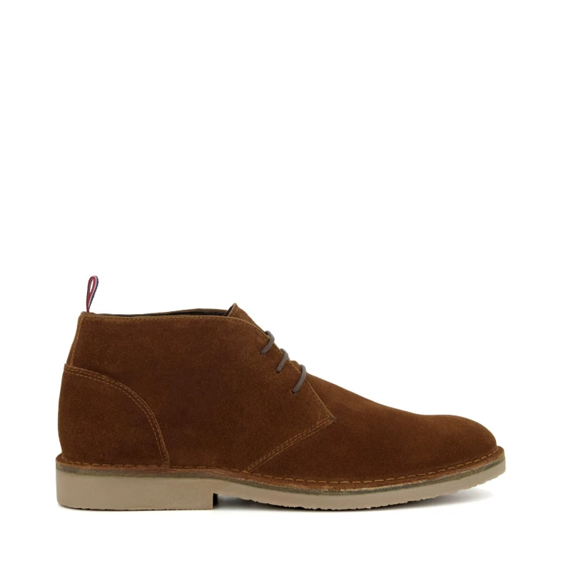 Image of Dune London 'Creed' Suede Desert Boots Tan male