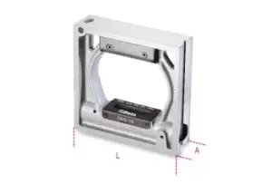 Image of Beta Tools 1699Q Precision Square Level 200mm Die Cast Iron Accuracy 0.05mm/m