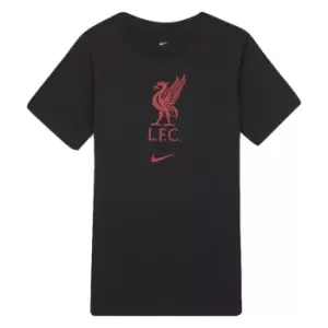 Image of 2020-2021 Liverpool Evergreen Crest Tee (Black)