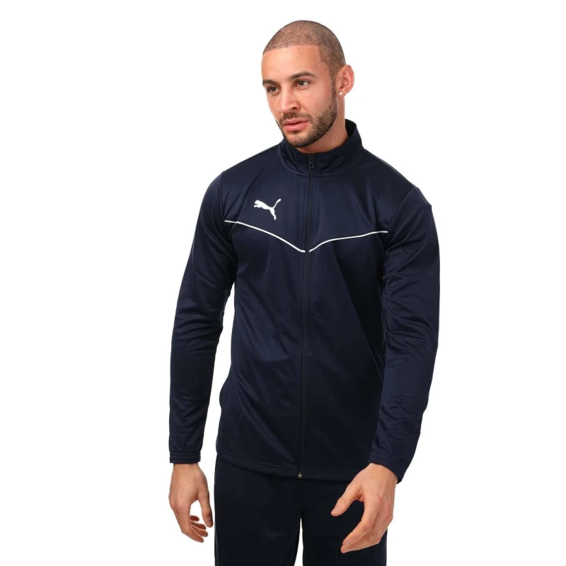 Image of Puma Team Rise Training Poly Jacket - Blue Blue S