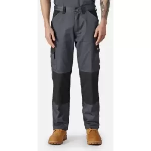 Image of Dickies Mens Plain Work Trousers (30L) (Grey/Black)
