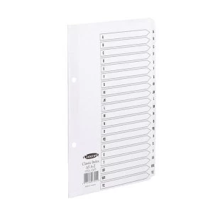 Image of Concord Classic Index A-Z A5 White Board with Clear Mylar Tabs 07301/CS73