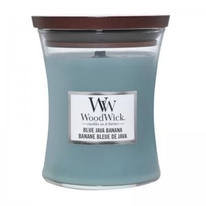 Image of WoodWick Blue Java Banana Scented Candle 275g