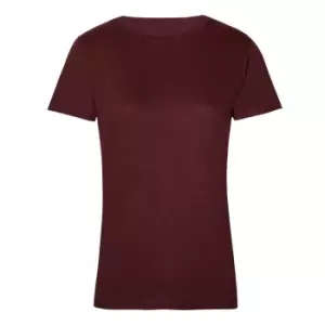 Image of SOLS Womens/Ladies Regent Short Sleeve T-Shirt (S) (Burgundy)