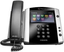 Image of Polycom VVX 601 HD Business Media IP Desk Office Phone No PSU