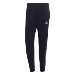 Image of adidas Essentials Colorblock Fleece Joggers Mens - Blue