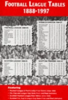 Image of Football League Tables 1888-1997 by Michael Robinson Paperback