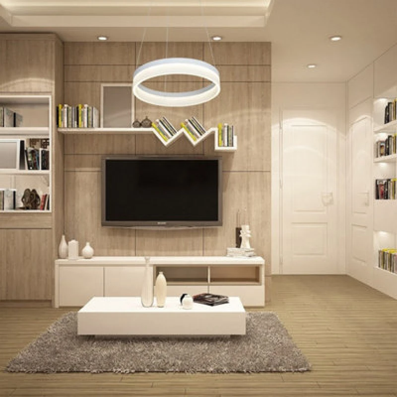 Image of Milagro Ring LED Pendant Lamp 40cm Circular White With Built In Light Source White unisex