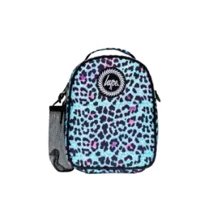 Image of Hype Leopard Print Lunch Box (One Size) (Ice Blue/Black/Purple)