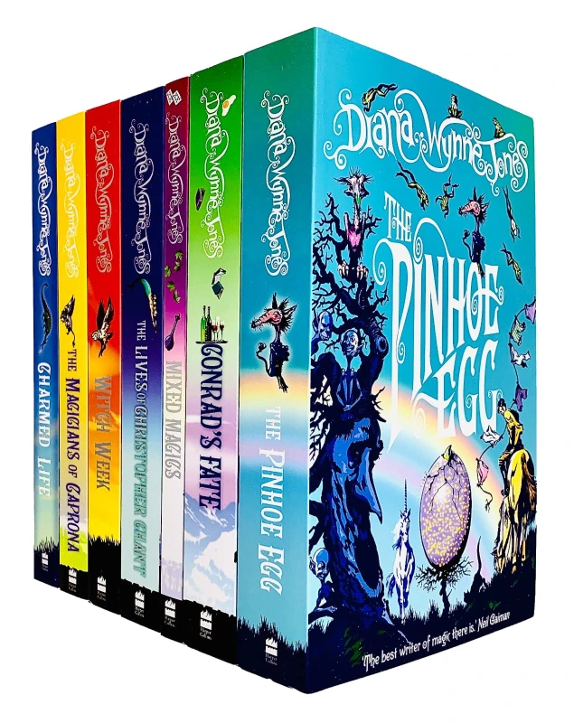 Image of The Chronicles Of Chrestomanci Complete 7 Book Set Diana Wynne Jones Collection Paperback Diana Wynne Jones Books