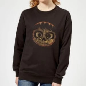Image of Coco Miguel Face Womens Sweatshirt - Black