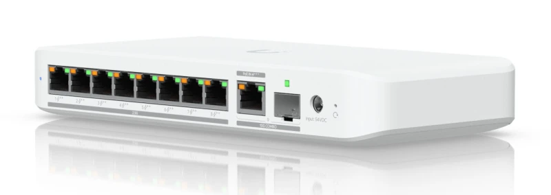 Image of Ubiquiti Networks Ubiquiti UniFi Flex 2.5G PoE Managed L2 2.5G Ethernet (100/1000/2500) Power over Ethernet (PoE) Desktop/Wall-Mounting White USW-FLEX