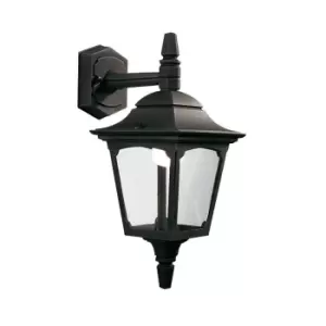 Image of Outdoor IP44 Wall Light Sconce Black LED E27 100W Bulb External d00314
