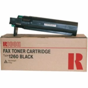 Image of Ricoh 430351 Black Laser Toner Ink Cartridge Type 1260 FTHM1