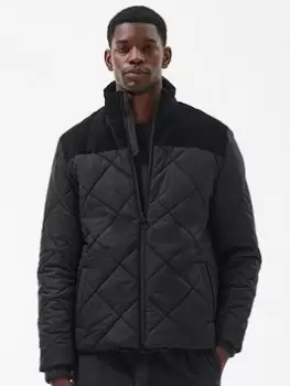 Image of Barbour Elmwood Quilt Jacket - Black Size M Men