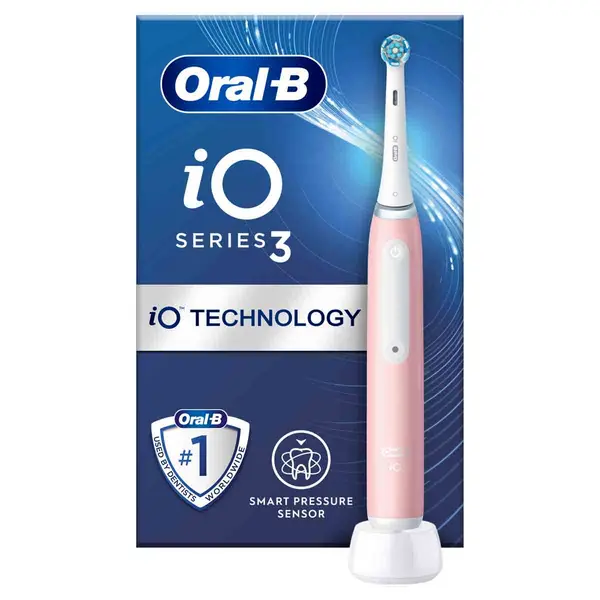 Image of Oral B iO 3 Pink Electric Toothbrush