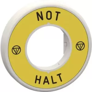 Image of Schneider Electric ZBY9W2B230 Label holder (Ø) 60 mm Yellow, Grey